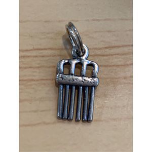Hair Comb Sterling Silver Jewelry Charm #beauty products #comb